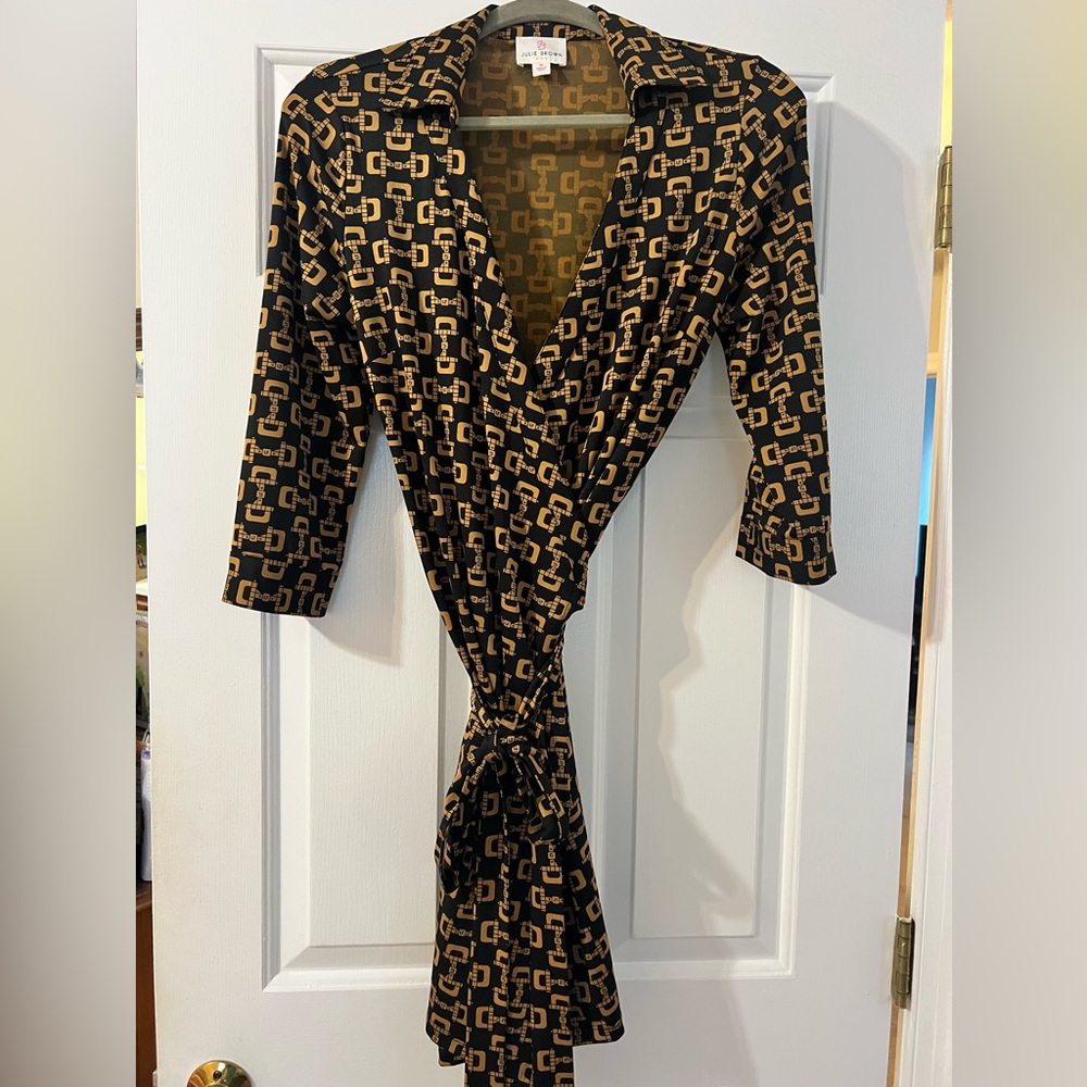 Julie Brown Wrap dress size medium